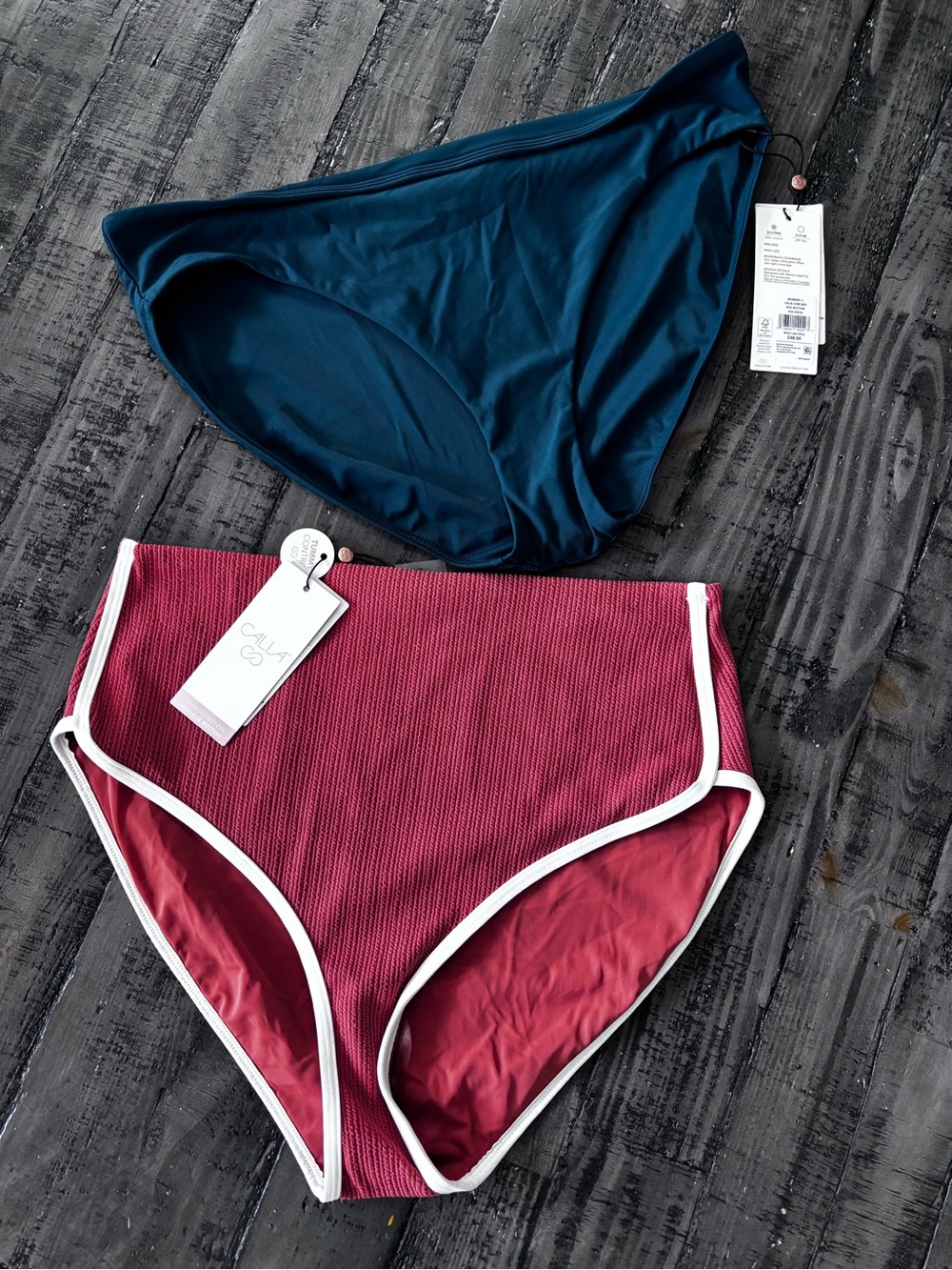Calia Swim Bottoms Set Of 2 Size Large